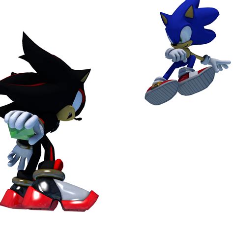 Sonic VS Shadow by criselerizo on DeviantArt