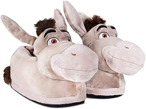 Happy Feet - DreamWorks Shrek - Donkey Slippers - Large : Amazon.ca ...