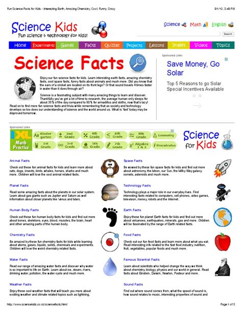 Science Fun Facts | Earth | Water