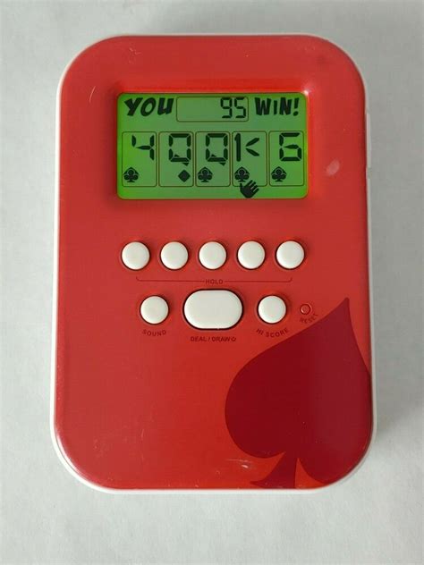 Radica Lighted Poker 2008 Electronic Handheld Game Tested and Works # ...