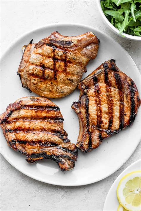 Juicy Grilled Pork Chops - Fit Foodie Finds