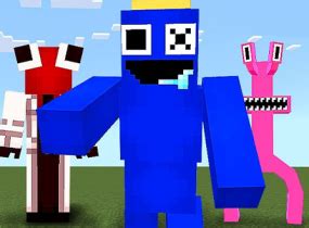 Rainbow Friends Minecraft Unblocked Game