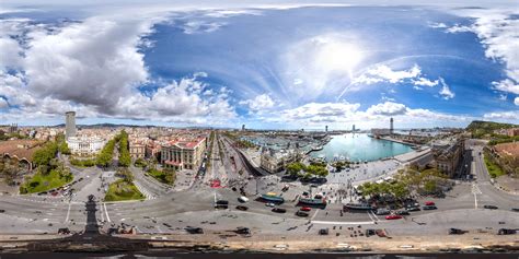 Barcelona spherical gigapixel 360 panorama | Aleksandr Reznik homepage