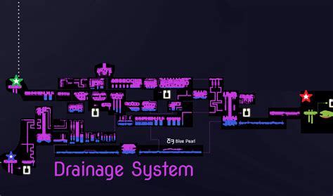 Rain World Drainage System Map