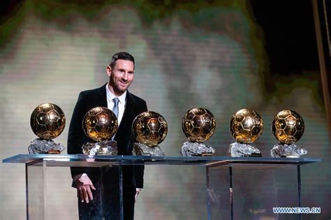 Messi makes record of winning sixth Ballon d'Or - Xinhua | English.news.cn