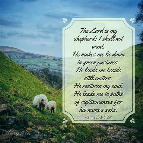 The Lord is my shepherd - I Live For JESUS