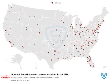 Number of Outback Steakhouse locations in the USA in 2024 | ScrapeHero