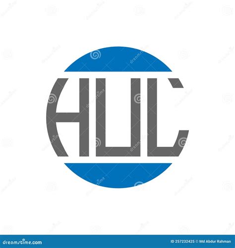 HUL Letter Logo Design on White Background. HUL Creative Initials ...