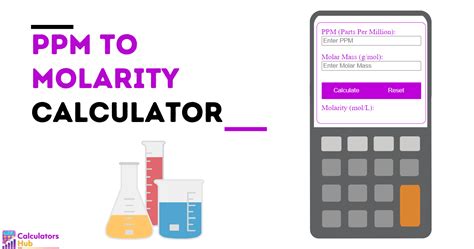 PPM to Molarity Calculator Online