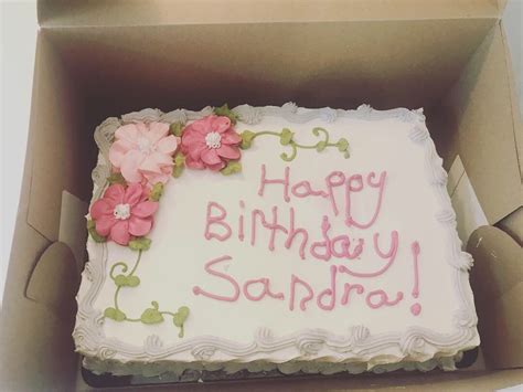 Happy Birthday Sandra Cake