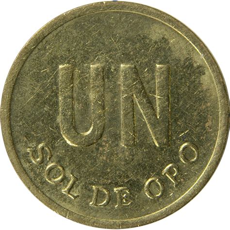 1 Sol de Oro (large Type; no mintmark) - Peru – Numista