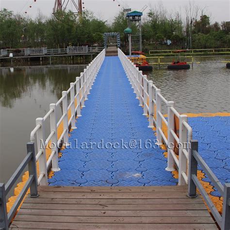 HDPE Plastic Modular Floating Pontoon Bridge for Modular Floating ...