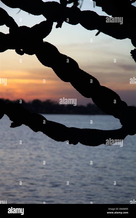 Sunset on Lake Tana, Ethiopia, Africa Stock Photo - Alamy