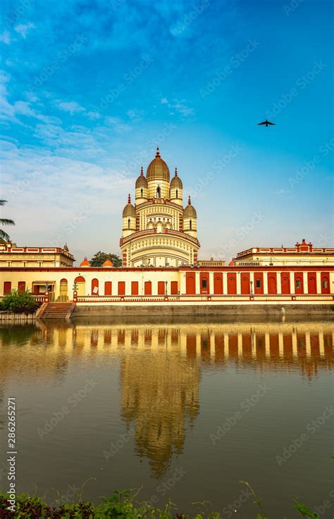 Exterior of The Dakshineswar Kali Temple was founded around the middle ...