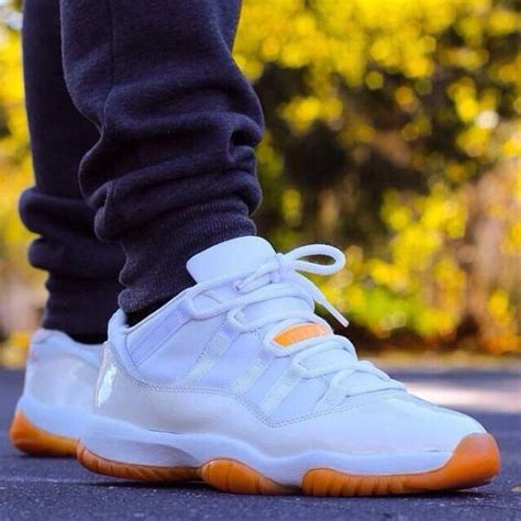 All About the Jordan 11 Orange and White Sneakers | eBay