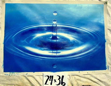 Water Drop Painting at PaintingValley.com | Explore collection of Water ...