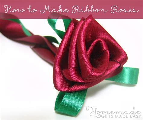 How to Make Ribbon Flowers / Roses - Video Tutorial