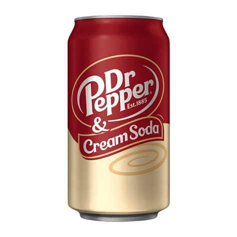 Dr. Pepper Cream Soda 355ml | American Soda Online - Kellys Expat Shopping