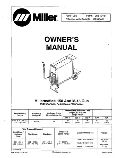 Miller Welding Machine Circuit Diagram - Wiring Digital and Schematic