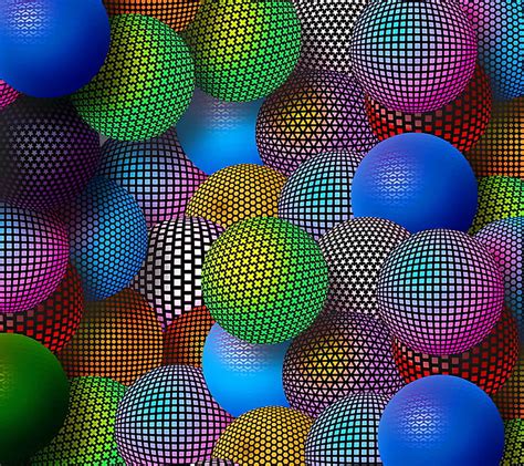 3d Balls, colorful, HD wallpaper | Peakpx