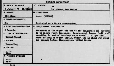 More than 10,000 Declassified U.S. Air Force UFO Reports Available ...