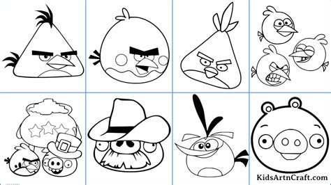 Angry Birds Coloring Pages For Kids – Free Printables - Kids Art & Craft