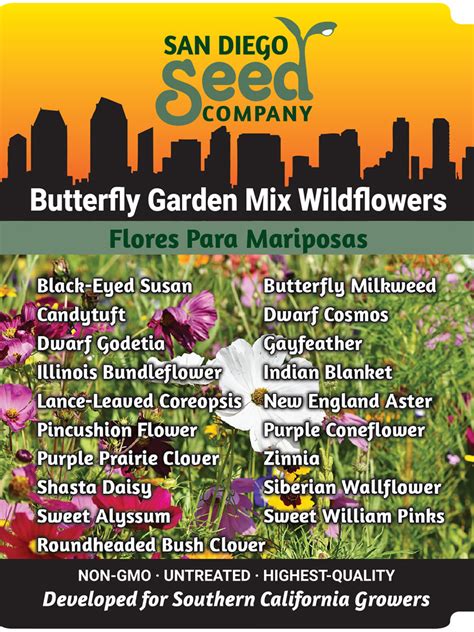 Butterfly Garden Wildflower Mix Seeds | Gardener's Supply