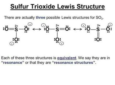 So3 Resonance Structures