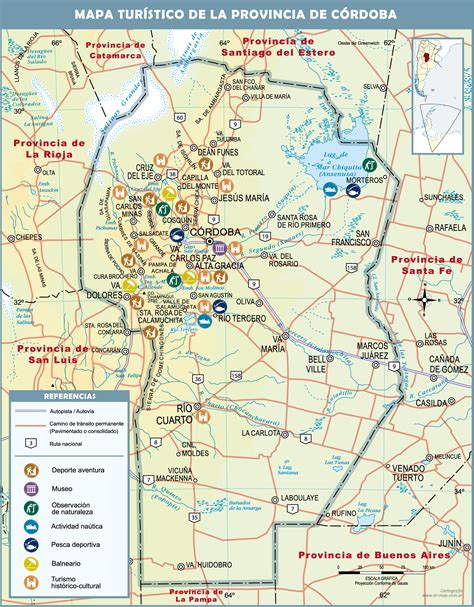 Producción ventajoso mezcla mapa cordoba turismo combinación pasado ...