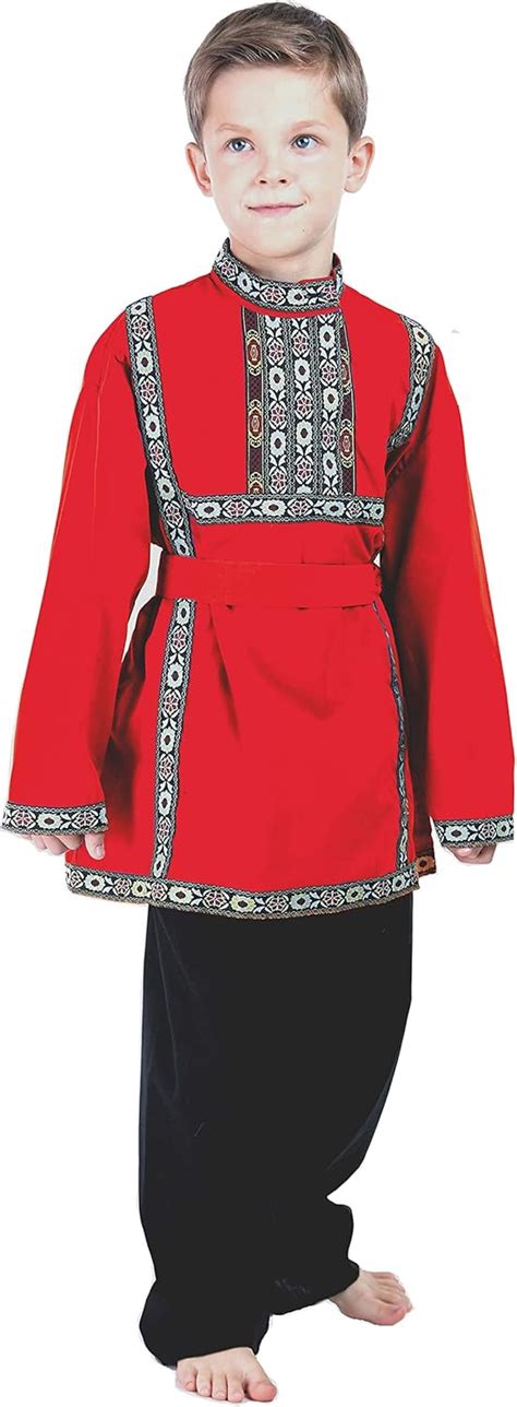 Russian Heritage Boys Costume dress Traditional Outfit wear : Buy ...