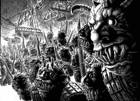 Art Berserk | Oeuvre d'art, Dessin monstre, Dessin noir et blanc