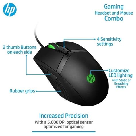 Jual PROMO MOUSE GAMING HP PAVILION GAMING 300 ORIGINAL RESMI HP ...