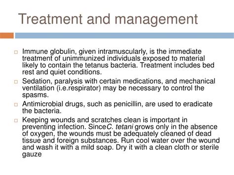 PPT - Tetanus PowerPoint Presentation - ID:142195