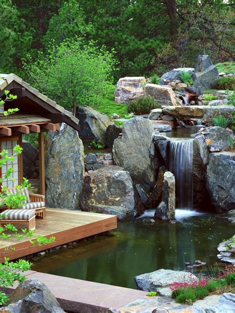 75 Relaxing Garden And Backyard Waterfalls - DigsDigs