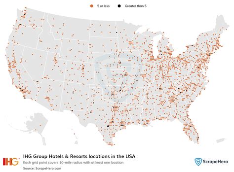 List of all IHG Group Hotels & Resorts locations in the USA ...