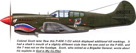 Colonel Scott's P-40 Warhawk | Military aircraft, Model airplanes ...