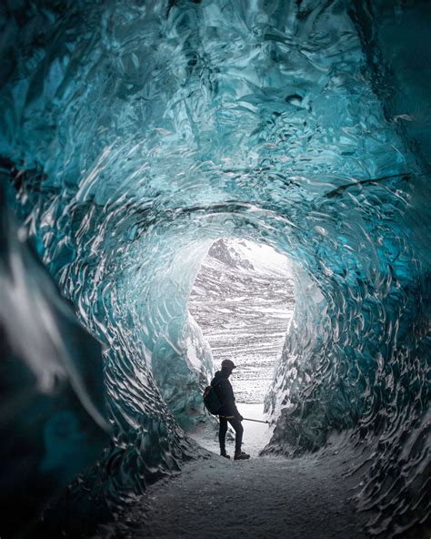 intellectuel classe session ice cave glacier hike iceland vis ...