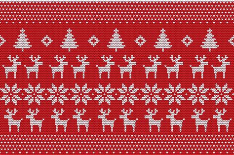 merry Christmas sweater knitting pattern 3586206 Vector Art at Vecteezy