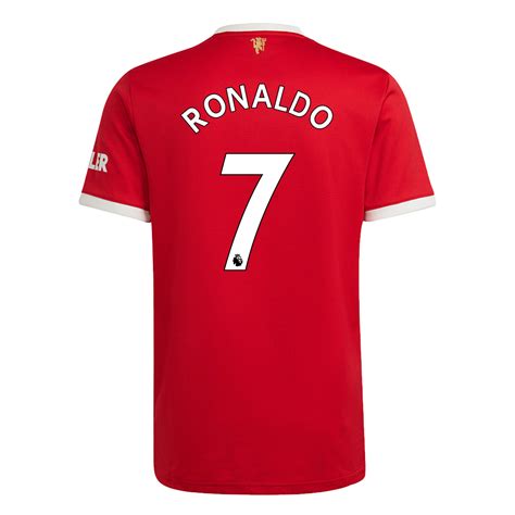 Manchester United Jersey Custom Home RONALDO #7 Soccer Jersey 2021/22