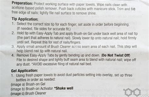 Kiss Gel Nail Kit Instructions