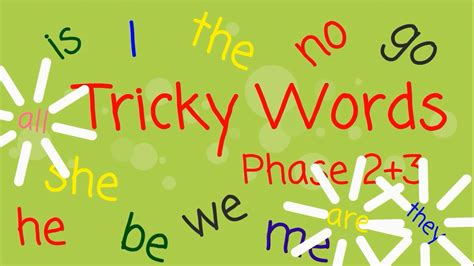 Reception Class: Reception - Phonic Sounds and Tricky Words