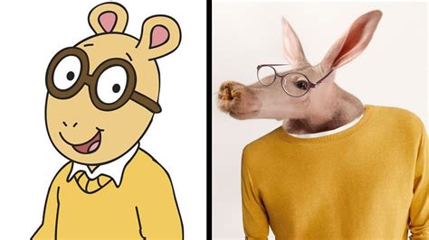 Arthur Characters In Real Life - YouTube