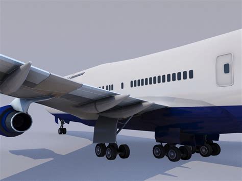 Boeing 747 3D Model - Realtime - 3D Models World