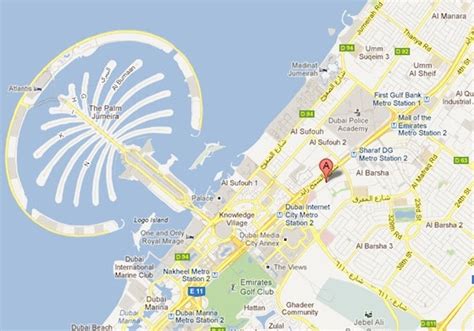 Google Map Dubai