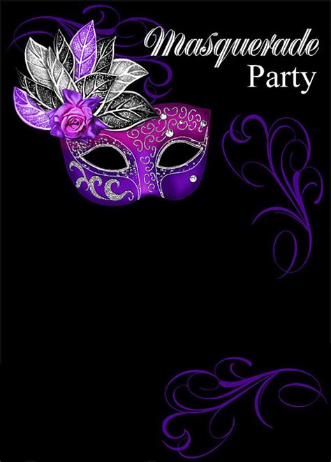 Free Online Masquerade Invitation | Invitations Online | Masquerade ...