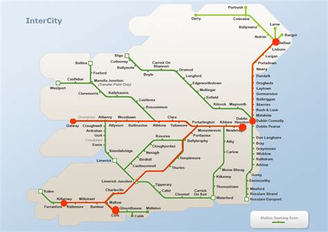 Discovering The Beauty Of Ireland Through Its Train Map In 2023 - World ...