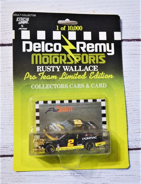 Vintage Rusty Wallace 2 Diecast Car 1/64 Scale 1993 Delco Remy - Etsy