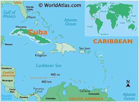 Mapas de Cuba - Atlas del Mundo