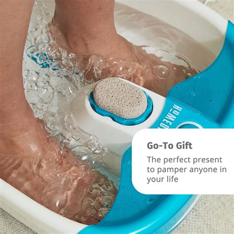 Homedics Bubble Mate Foot Spa, Toe Touch Controlled Foot Bath with ...