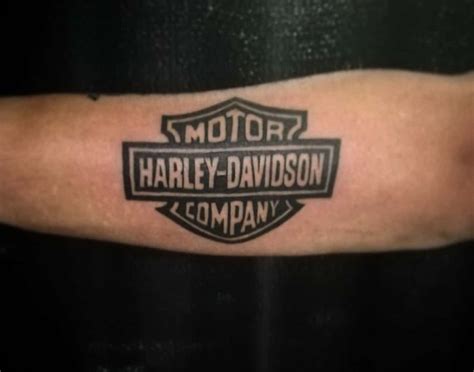 30 + Amazing Old School Harley Davidson tattoos